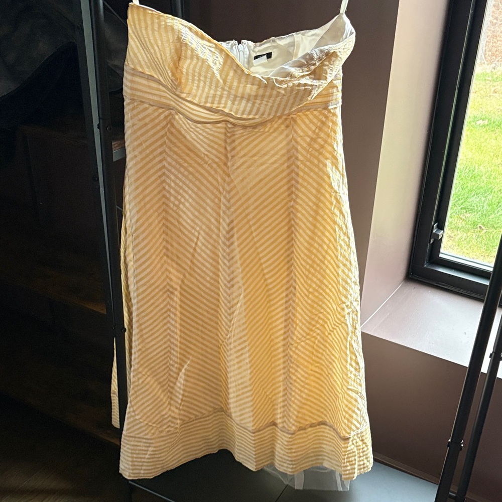 Striped Cream Skirt